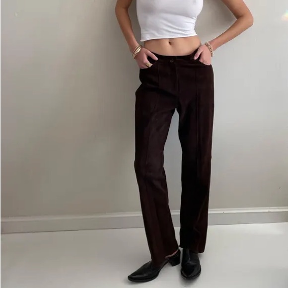 Danier Pants - Vintage genuine suede leather Danier pants